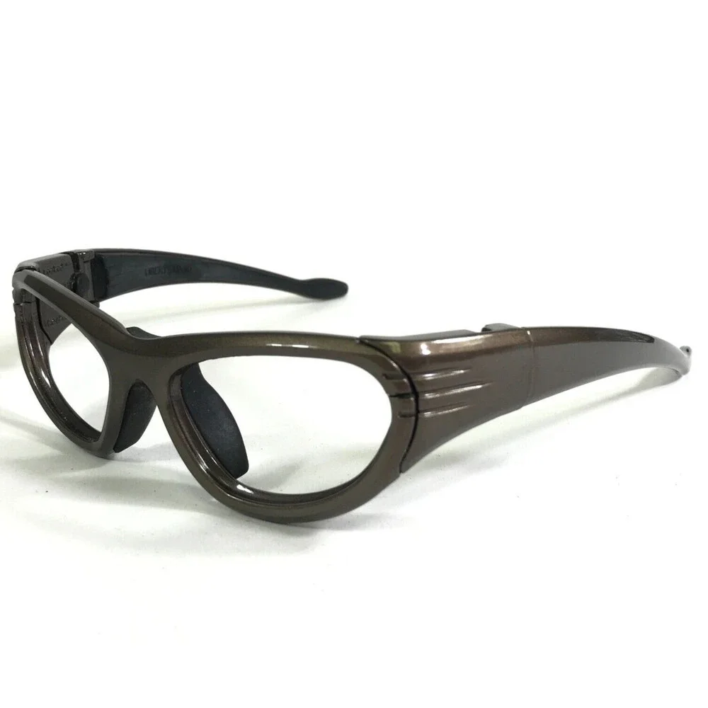 Liberty Sport Rec Specs Eyeglasses Frames MX10 Brown Square Full Rim 54-17-135